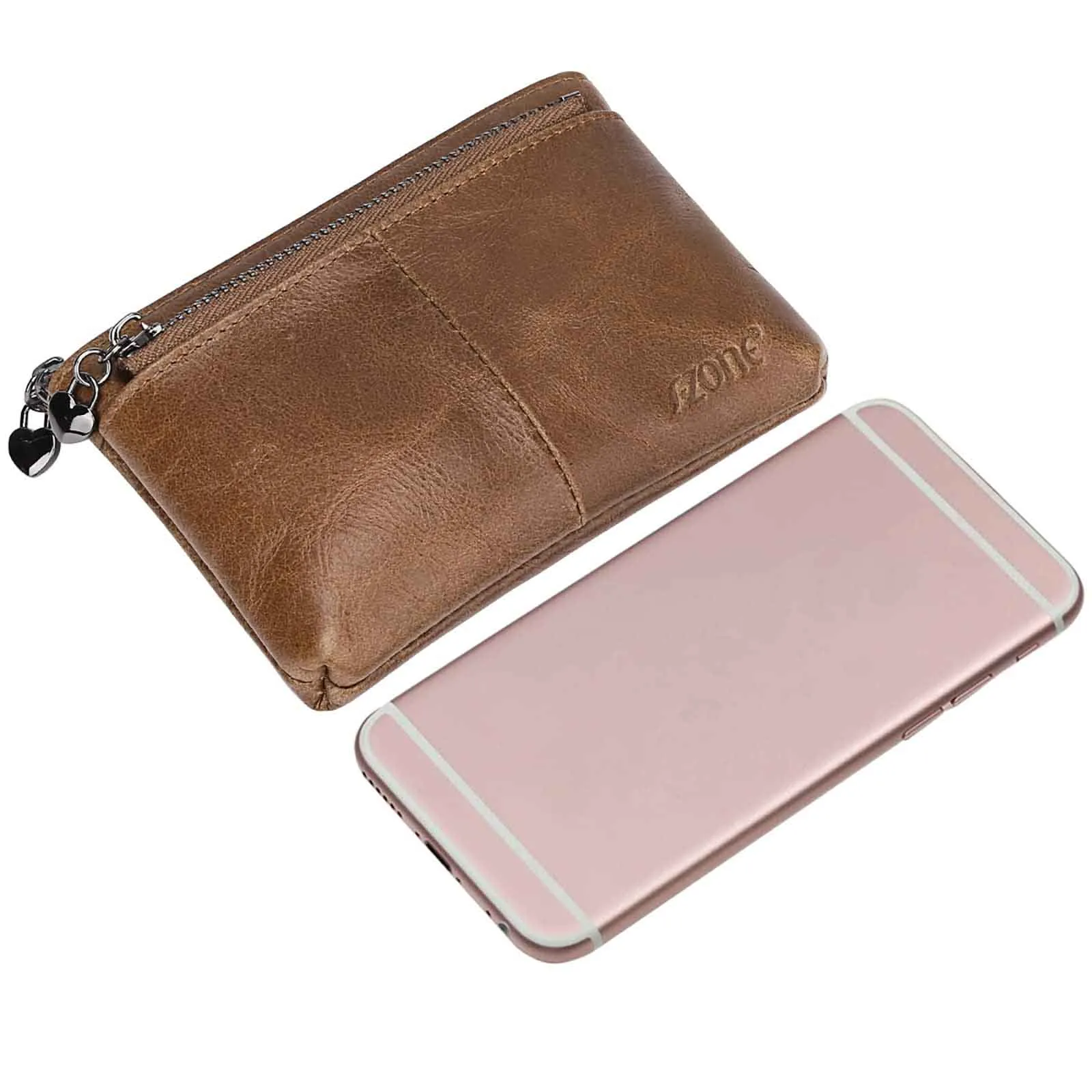 WAX COWHIDE LEATHER WALLET