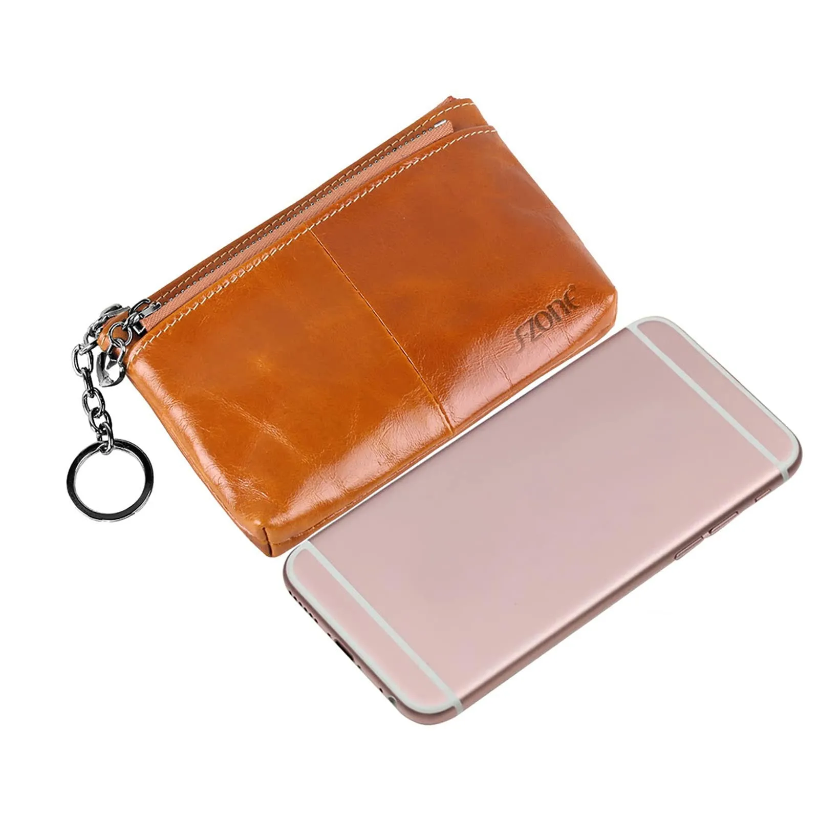 WAX COWHIDE LEATHER WALLET