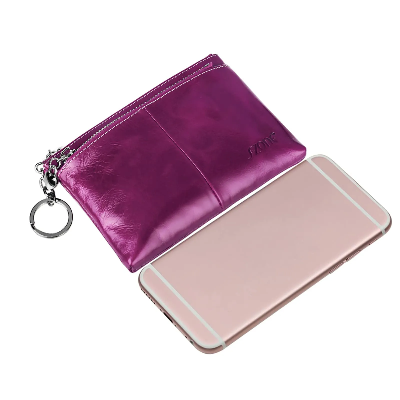 WAX COWHIDE LEATHER WALLET