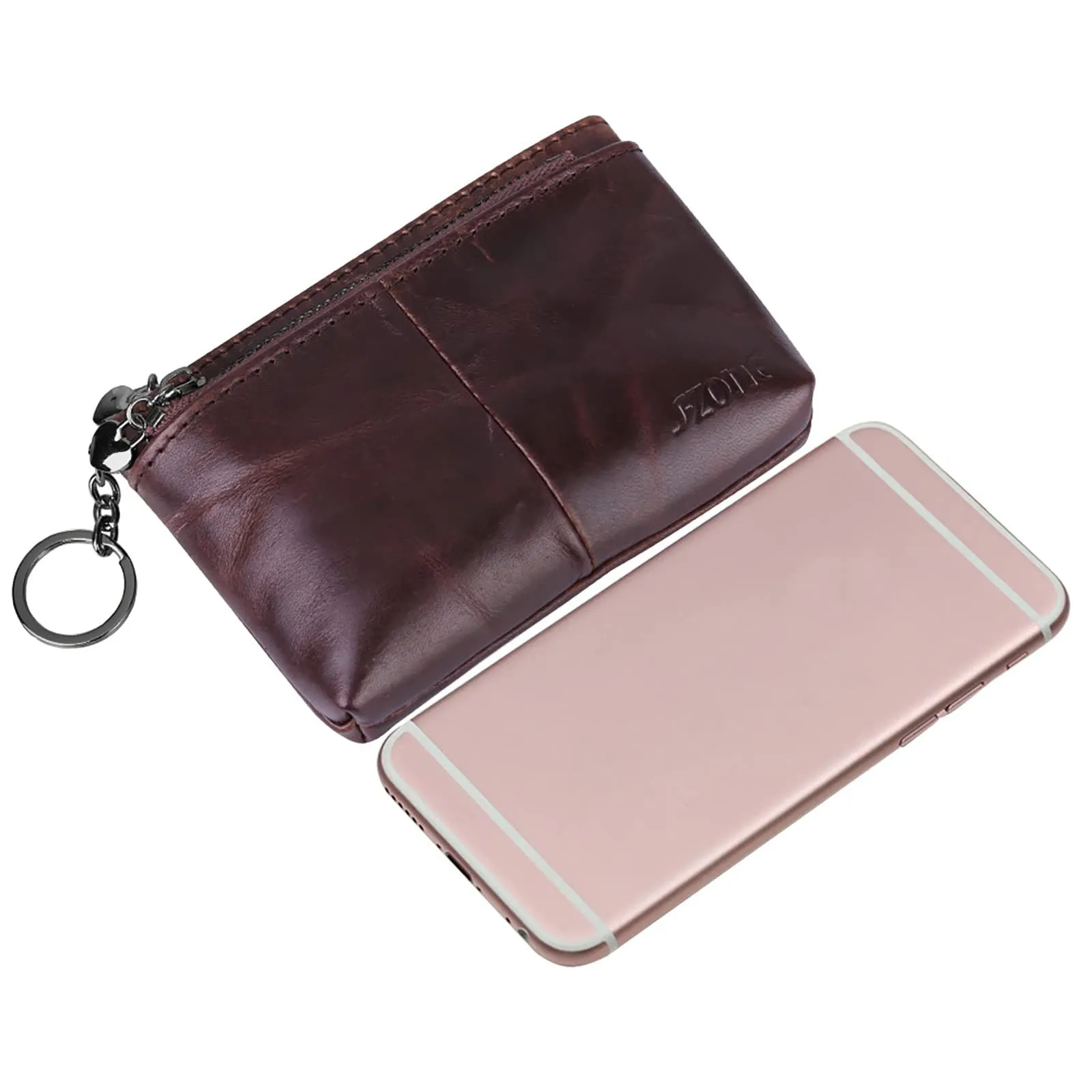 WAX COWHIDE LEATHER WALLET