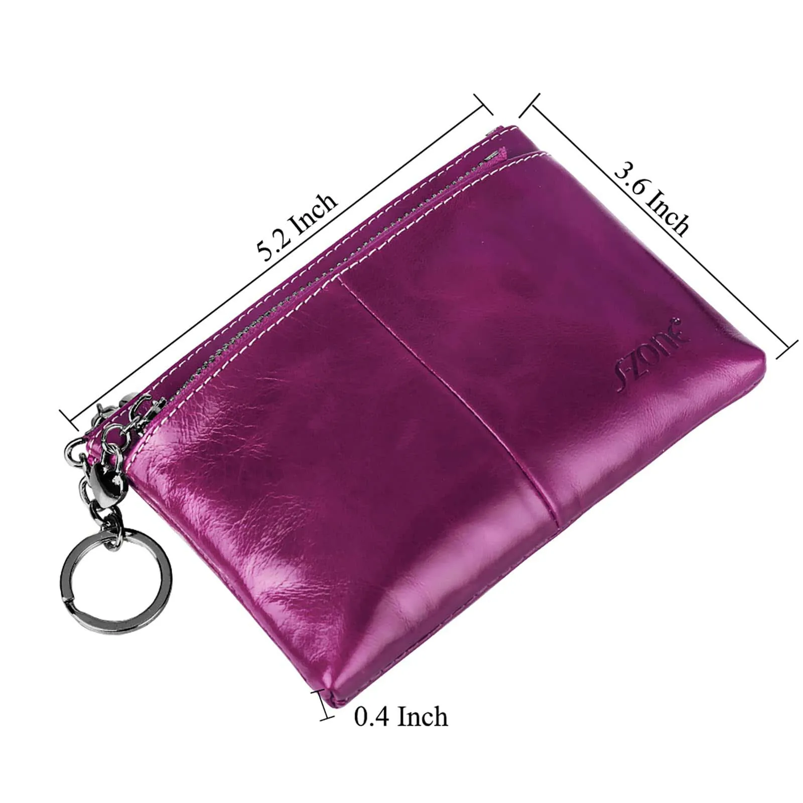 WAX COWHIDE LEATHER WALLET