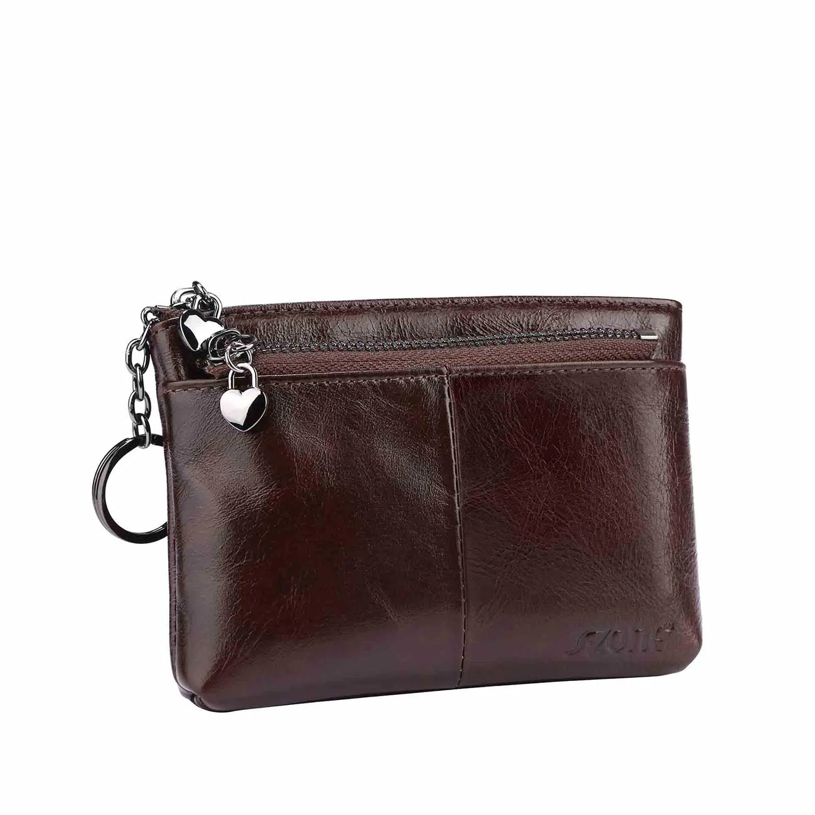 WAX COWHIDE LEATHER WALLET