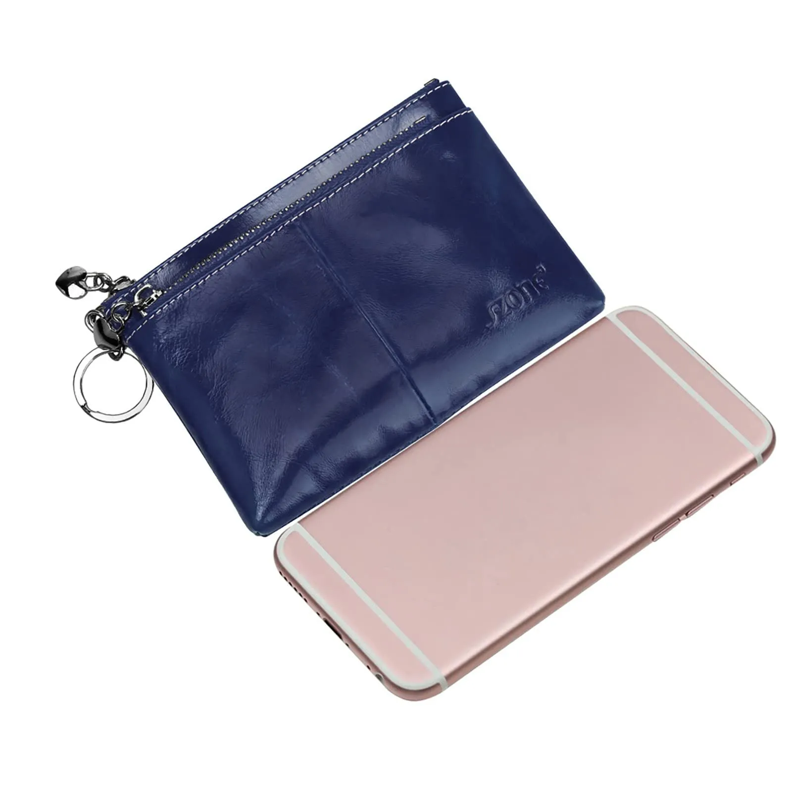 WAX COWHIDE LEATHER WALLET