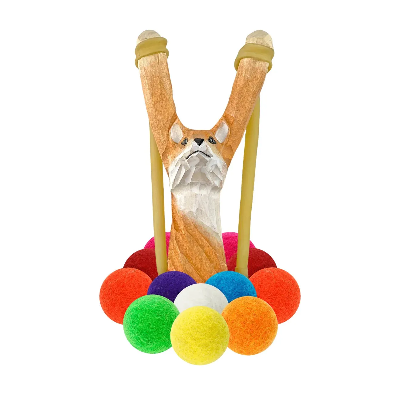 Wooden Animal Sling Shot