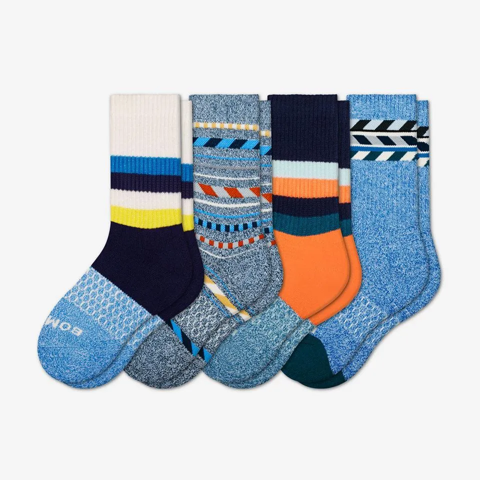 Youth Stripe Dream Calf Sock 4-Pack