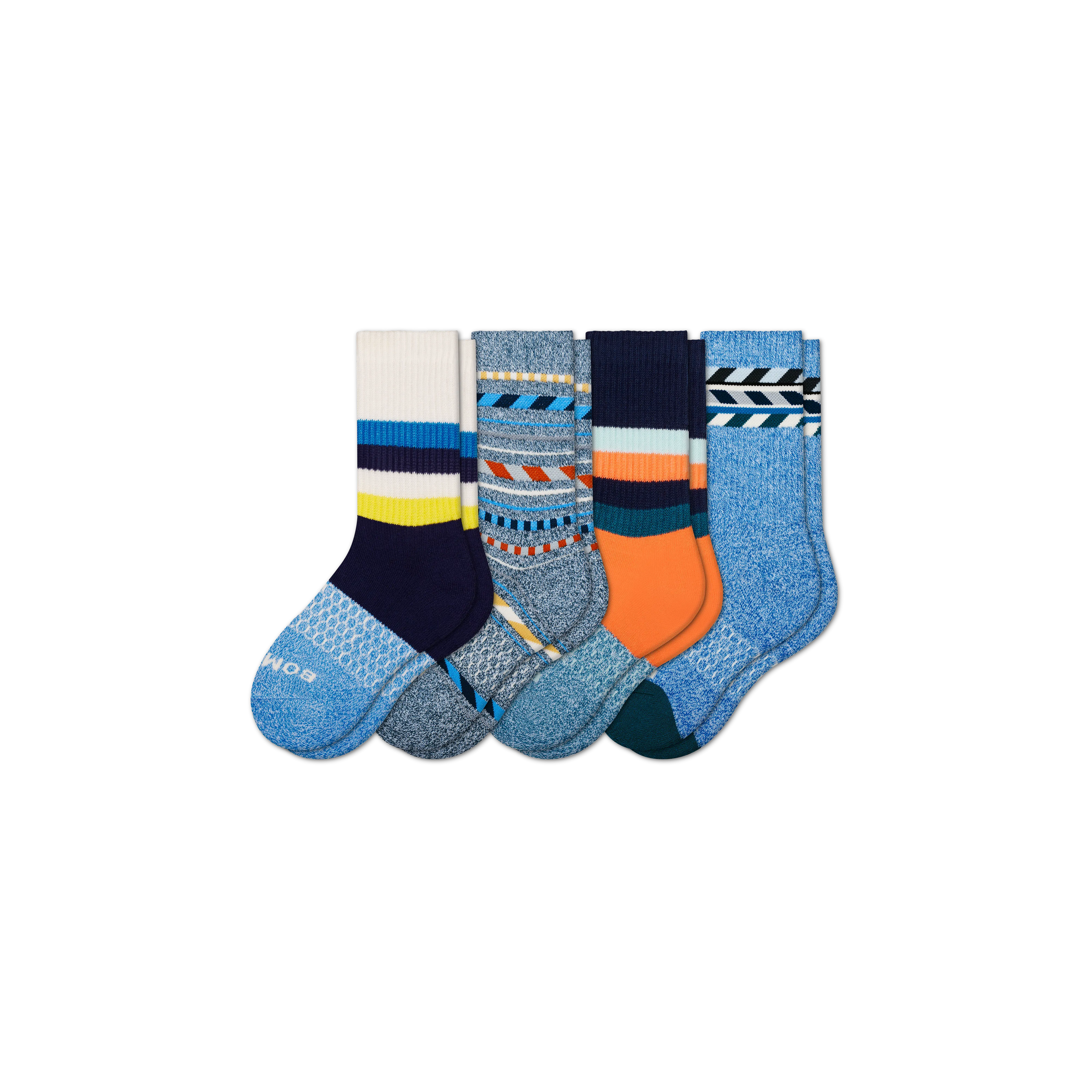 Youth Stripe Dream Calf Sock 4-Pack