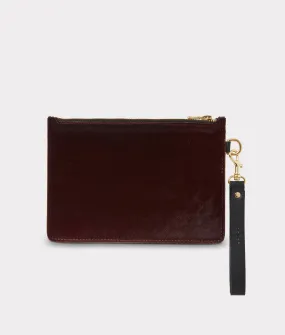 Zip Pouch :: Burgundy